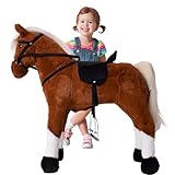 TE-Trend Pferd, 70 cm – Das perfekte Reitpferd für Kinder mit Sattel,...