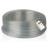 Teichpoint 25 m PVC Luftschlauch 4mm innen, 6mm aussen, glasklar...