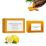 Kojic Acid Turmeric Lemon Brightening Soap Original, Kurkuma Seifenstück,...