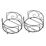 MAGICLULU 2Stücke Untersetzerhalter Robuster und Dekorativer Rack für...
