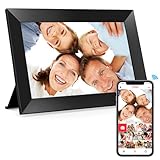 Frameo 10,1 Zoll WiFi Digitaler Bilderrahmen, 1280x800 HD IPS Touchscreen...