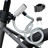 Fahrradschlosskabel, robuste Anti-Diebstahl-Sicherheitskette, 120 cm,...