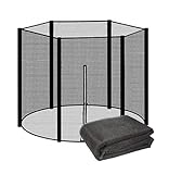 XIUWOUG Trampolin Ersatzteile für Gartentrampolin, Trampolin Netz Ø 244...