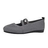 Frühlingsschuhe für Damen, Barfuss Ballerina Damen Sportlich Ballerinas...