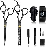 Haarschneideschere, Friseurscheren Haarschere Set Premium Schere Haare...