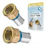 Rimex Pressfitting Kupplung PEX 16x1/2 Zoll Innengewinde Muffe für...