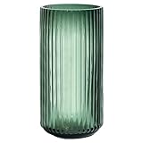 Aoderun Glas Blume Vase 10 Zoll gerippte Vase Riffelglas Vase für...