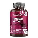 Himbeer Ketone - 6 Monate Vorrat - 1200 mg pro Kapsel - 180 vegane Kapseln...