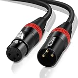 SLDXIAN XLR Kabel, Mikrofonkabel Stecker auf Busche, XLR Verlängerung für...