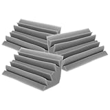 MOTHNUR Schallschutzschaum 3 Stück Bassfallen Schaumstoffplatten für...