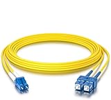 10Gtek SC zu LC OS2 Singlemode Duplex 10-Meter, LWL Glasfaser Patchkabel...