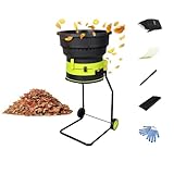 Häcksler, Gartenhäcksler 2500 Watt, Drehzahl Bis Zu 8000 U/Min, Mulcher...