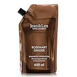 Jean & Len Shampoo Feuchtigkeit Rosemary & Ginger, Nachfüllbeutel, für...