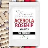 Forest Vitamin – ACEROLA + HAGEBUTTE – 100 Kapseln – Acerola 25%...