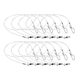 Fluorkohlenstoffvorfach für Salzwasserangeln, mit Drehverschluss, 9 kg bis...