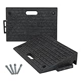 Bordsteinrampe für 10 cm Ausgleich aus Robustem Gummi - Rampe für...