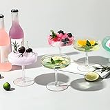 Teahutty Martini-Glas, 4er-Set, Cocktailgläser aus Kristallglas,...