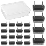 Alriedy 24 Stück Filzgleiter Mit Nagel, 30mm X 18mm Stuhlgleiter Parkett,...