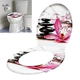 XMTECH WC Sitz Toilettendeckel Absenkautomatik mit...