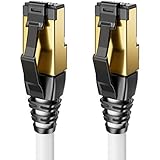 deleyCON 3,0m CAT8.1 LAN Kabel Patchkabel Netzwerkkabel - RJ45 LAN DSL...