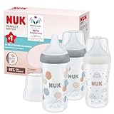 NUK Perfect Match Babyflaschenset | Ab 3 Monate | Passt sich dem Baby an |...