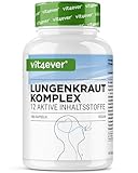 Lungenkraut - 180 Kapseln - Hochdosierter Lungenkraut (Lungwort) Atem...