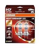 OSRAM NIGHT BREAKER 220, H7, 220% mehr Helligkeit,...