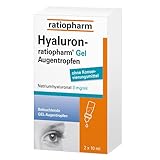 HYALURON-RATIOPHARM Gel Augentropfen, 2X10 ml