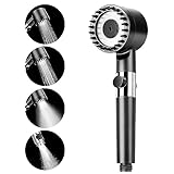 Hochdruck Duschkopf mit 4 Modi, Einstellbaren Duschkopf Wassersparend,...