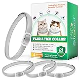 Zecken‑Flohhalsband Katze – 24 Monate Schutz, verstellbares Katzen...