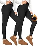 CAMPSNAIL Thermo Leggings Damen Gefütterte im Winter, High Waist...