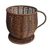 Poo4kark Handgewebter Landhausstil Organizer zur stilvollen Aufbewahrung...