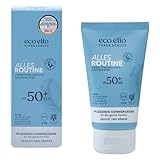 eco elio LSF 50+ nachhaltige Sonnencreme 75ml 'Alles Routine' I Sonnencreme...
