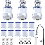 16 Stück Wasserfilter Wasserhahn Set, 3Pcs 360° Wasserhahn Filter +10 Pcs...
