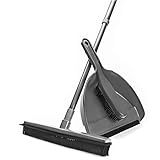 Peggy Perfect Gummibesen Rubber Broom Set. Teleskopbesen mit Abzieher &...