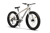 26 Zoll Fatbike Mountainbike, 7-Gang Schaltung, Mechanische...