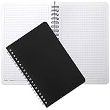 Jetec 2 Stück Steinpapier-Notizbücher, Notizblock, Spiralraster,...