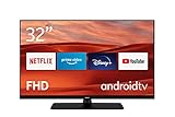 Nokia 32 Zoll (80 cm) Full HD LED Fernseher Smart Android TV (WLAN, HDR,...