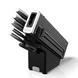 Ninja StaySharp Messerblock mit integriertem Schärfer, scharfes 6-teiliges...