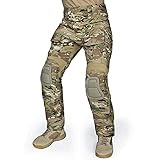 IDOGEAR Herren Kampfhose G3 Taktische Hose mit Knieschützern für...