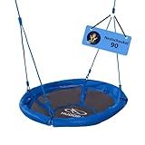 HUDORA Nestschaukel 90 - Blaue Kunststoff-Nestschaukel für bis zu 100kg -...