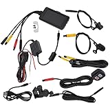 POENVFPO Motorrad Vorne+Rückansichtskamera -Rekorder Hochdefinitionslinse...