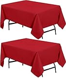 Utopia Kitchen Polyester Tischdecke - 52x71 Zoll (132x180 cm) Tischdecke -...