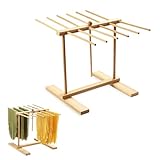 NYOSLB Nudeltrockner Nudelständer aus Holz, Pastatrockner Pasta Trockner...