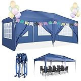 COBIZI 3x6 Pavillon Wasserdicht mit 6 Seitenwänden Pop Up Zelt Outdoor...