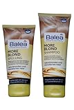 Balea Professional More Blond Haarpflege 2er-Set für naturblondes und...