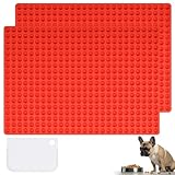 2 Stück Backmatte Hundekekse,Silikon Hundekekse Backform mit...