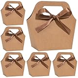 Ovanda 6 Stück Geschenkbox, Papiertüten mit Henkel, 14x10x6cm Geschenkbox...