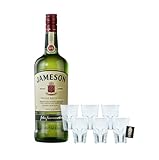 Individuelles Set mit Jameson Set Irish Whiskey 1L (40% vol.) inkl. 6er Set...