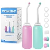 RUFCRIL Peri-Flasche, tragbares Reise-Bidet mit Tragetasche, TPE-Material...